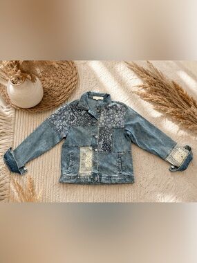 Desert Patchwork Dream Denim Jacket